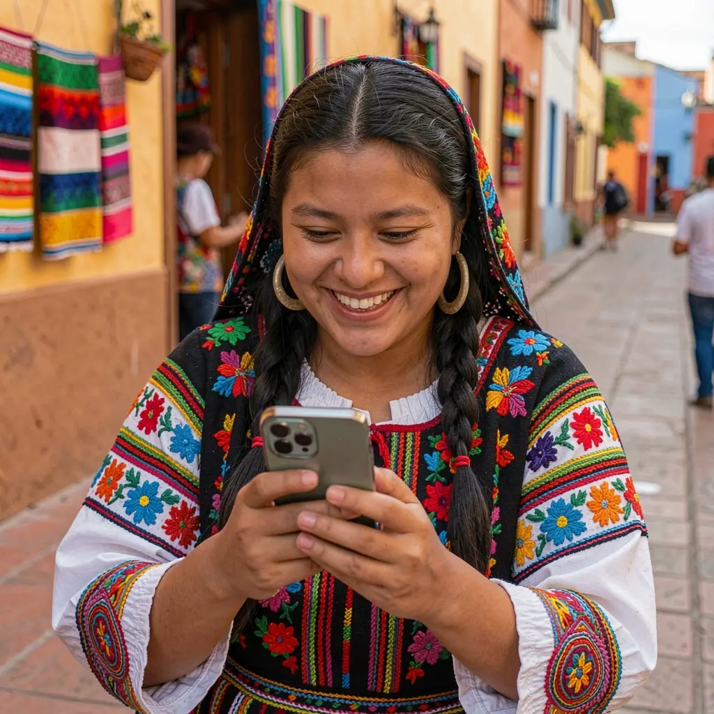 Apostador mexicano celebrando un momento ganador mientras realiza apuestas deportivas en línea en una laptop con acción de fútbol en vivo detrás de él usando 7AA Aplicación 7AA – Disfruta de una experiencia de casino móvil rápida y emocionante en México